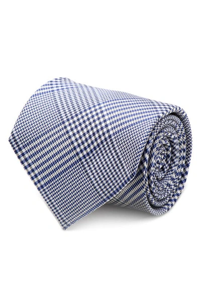 Shop Cufflinks, Inc Blue Glen Plaid Silk Tie
