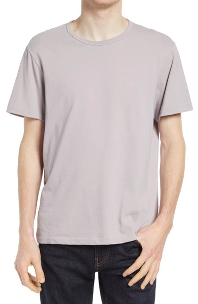Shop Madewell Garment Dyed Allday Crewneck T-shirt In Violet Dusk