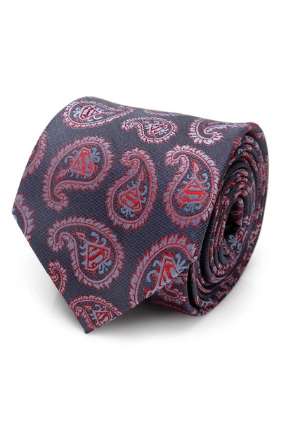 Shop Cufflinks, Inc Superman Paisley Silk Tie In Blue