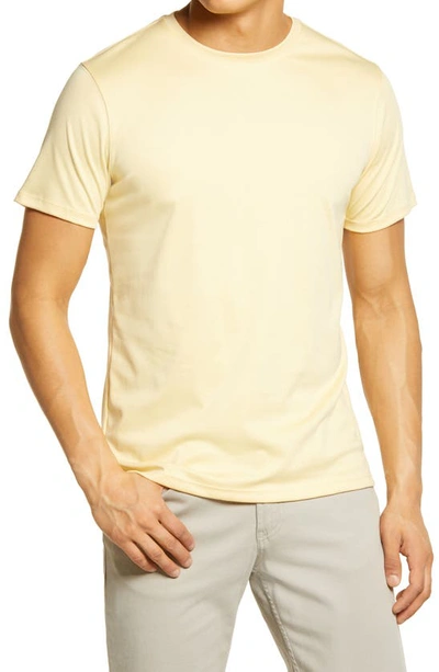 Shop Robert Barakett Georgia Crewneck T-shirt In Lemon Sorbet