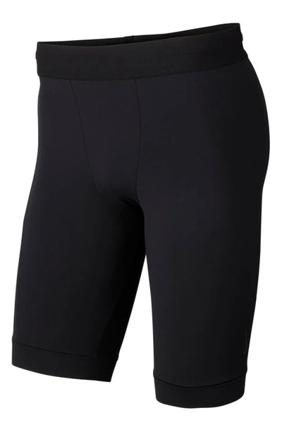 Shop Nike Dri-fit Yoga Shorts In Black/ Black