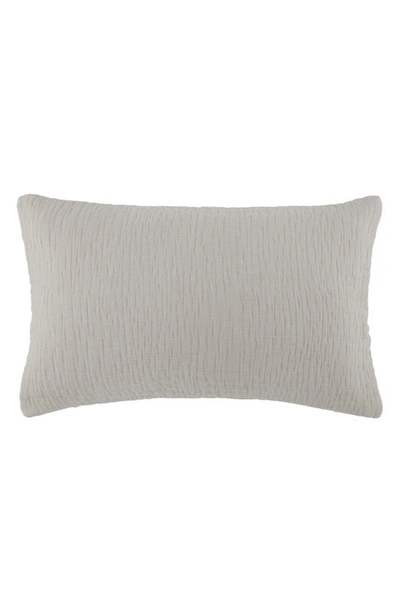 Shop Kassatex Lafayette Accent Pillowcase In Dolphin Grey