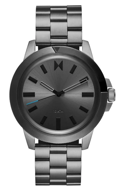 Shop Mvmt Minimal Sport Bracelet Watch, 42.5mm In Grey/ Gunmetal