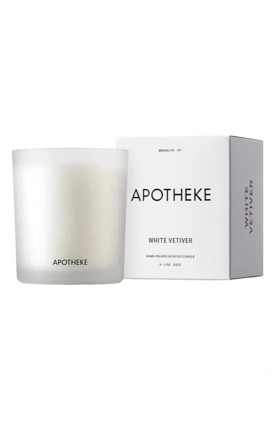 Shop Apotheke Signature Candle In White Vetiver