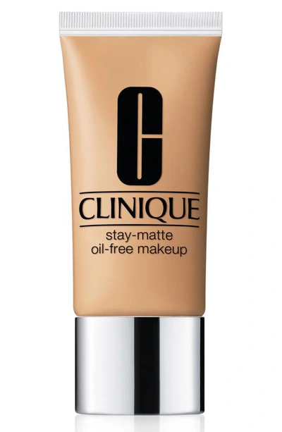 Shop Clinique Stay-matte Oil-free Makeup Foundation, 1 oz In 11 Honey