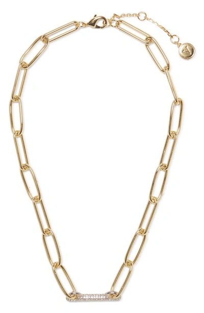 Shop Vince Camuto Link Necklace In Gold