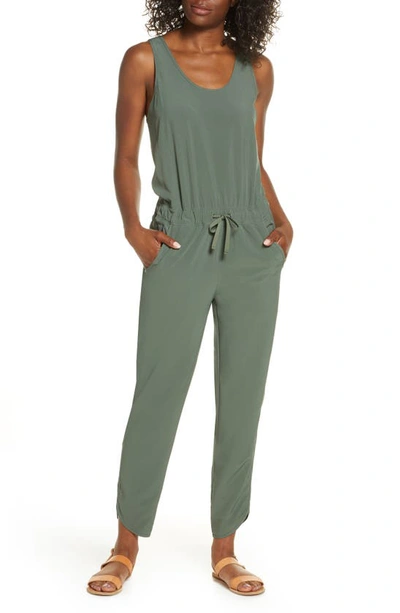 Shop Patagonia Fleetwith Jumpsuit In Kale Green
