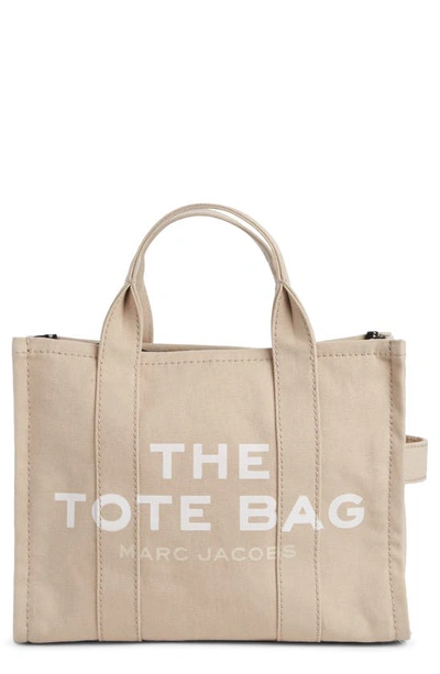 Shop The Marc Jacobs The Canvas Medium Tote Bag In Beige