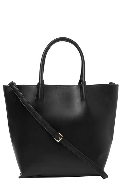 Shop Urban Originals Revenge Vegan Leather Tote In Black