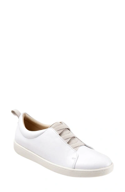 Shop Trotters Avrille Sneaker In White Leather