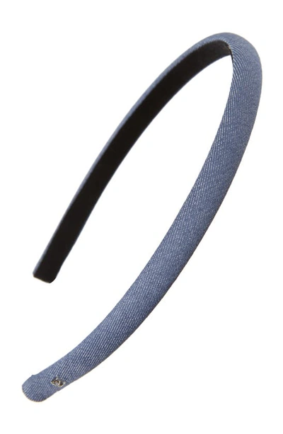 Shop Alexandre De Paris Thin Denim Headband