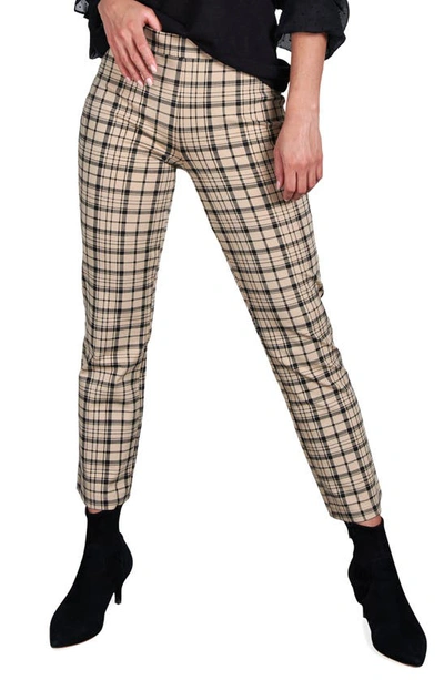Shop Sanctuary Carnaby Kick Crop Pull-on Pants In Glenwood P