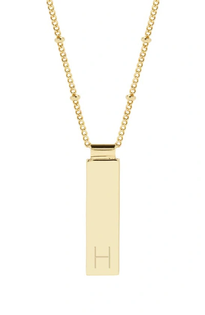 Shop Brook & York Maisie Initial Pendant Necklace In Gold H