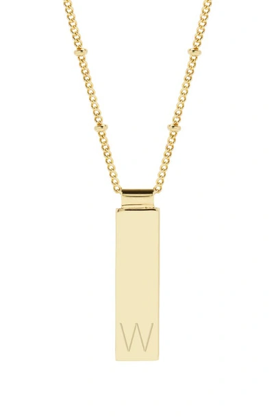 Shop Brook & York Maisie Initial Pendant Necklace In Gold W