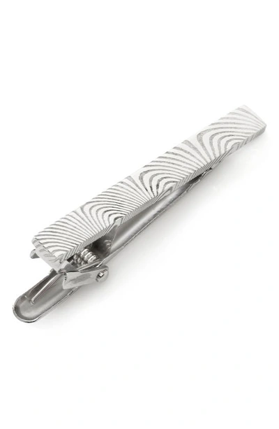 Shop Cufflinks, Inc . Damascus Stainless Steel Tie Clip In Silver