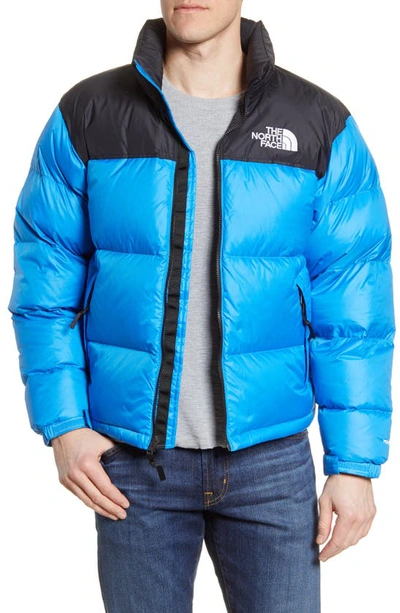 Shop The North Face Nuptse 1996 Packable Quilted Down Jacket In Clear Lake Blue