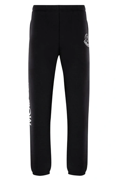 Shop Moncler X Undefeated 2  1952 Logo Jogger Sweatpants In Black