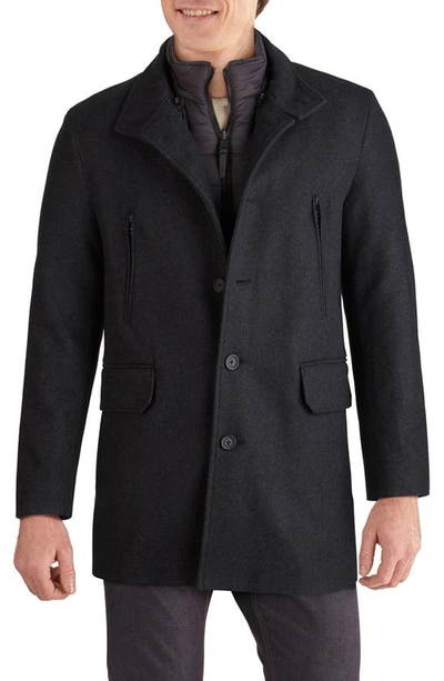 Shop Cole Haan 3-in-1 Car Coat In Charcoal