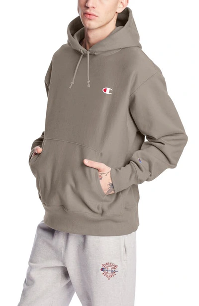 Khaki on sale champion hoodie