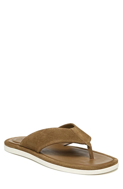 Shop Vince Dean Flip Flop In Tobacco