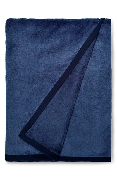 Shop Ugg Duffield Ii Throw Blanket In Indigo