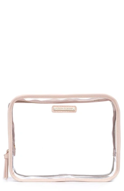 Shop Hudson + Bleecker Away Clear Cosmetics Case In Grotta