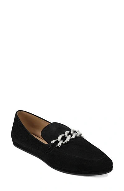 Shop Aerosoles Kailee Link Loafer In Black Suede