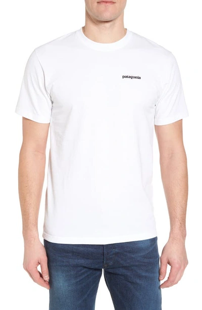 Shop Patagonia Responsibili-tee T-shirt In White