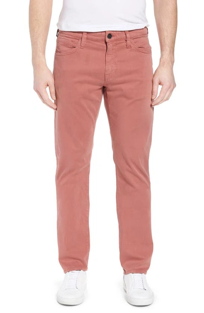 Shop 34 Heritage Courage Straight Leg Twill Pants In Brick Twill