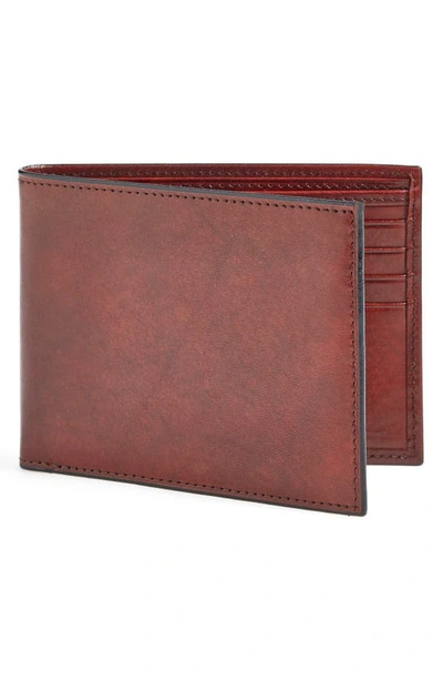 Shop Bosca Old Leather Deluxe Wallet In Dark Brown