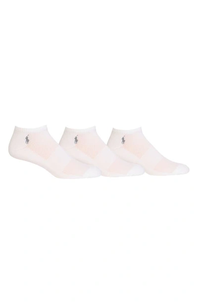 Shop Polo Ralph Lauren 3-pack Technical Sport Socks In White