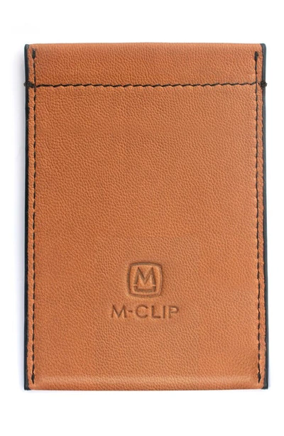 Shop M-clipr Rfid Card Case In Tan