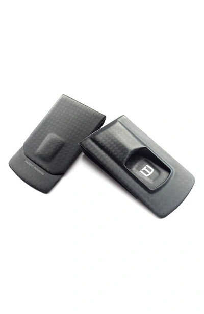 Shop M-clipr Carbon Fiber Money Clip In Black Carbon Fiber