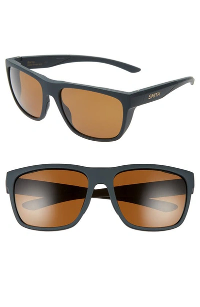 Shop Smith Barra 59mm Chromapop™ Polarized Sunglasses In Matte Forest