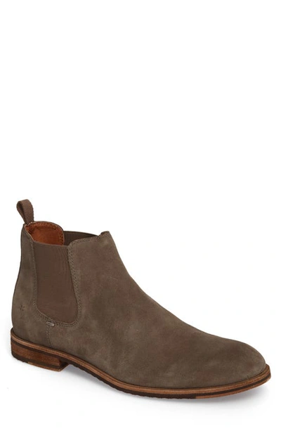 Shop Frye Sam Chelsea Boot In Charcoal Suede