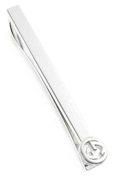 Gucci Interlocking G Sterling Silver Tie Bar