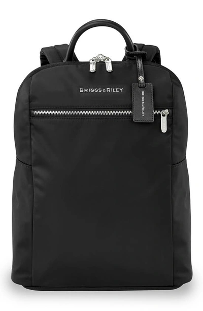 Shop Briggs & Riley Slim Backpack In Black