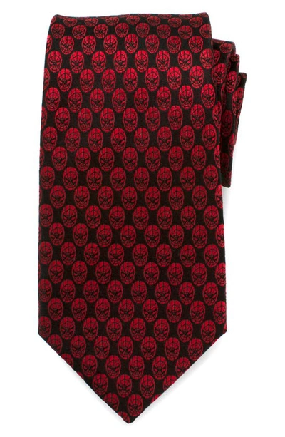 Shop Cufflinks, Inc Spider-man Silk Tie In Red