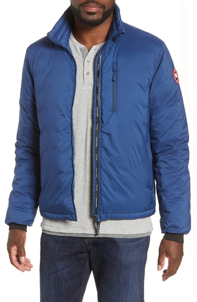 Shop Canada Goose Lodge Packable 750 Fill Power Down Jacket In Northern Night