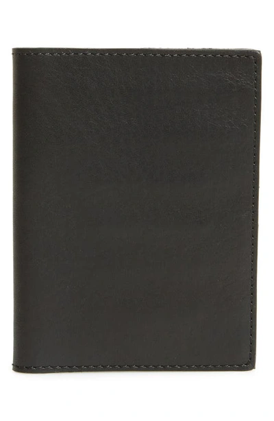 Shop Shinola Leather Passport Wallet In Black