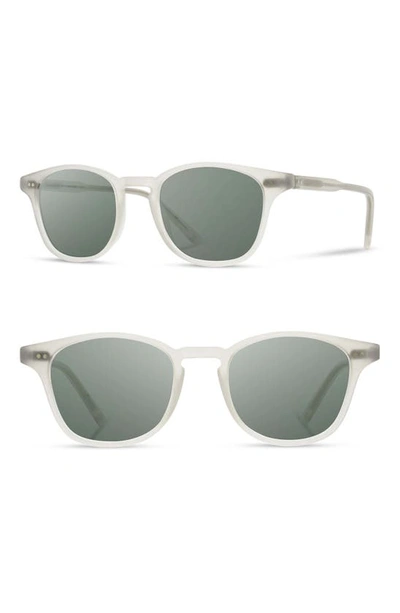 Shop Shwood Kennedy 50mm Polarized Sunglasses In Bone