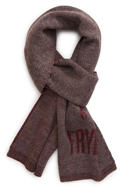 Shop Frye Logo Muffler In Zinfandel