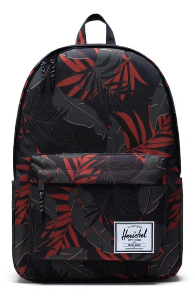 Shop Herschel Supply Co Classic X-large Backpack In Dark Olive Palm