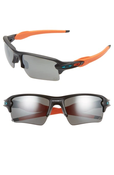 Shop Oakley Nfl Flak 2.0 Xl 59mm Polarized Sunglasses In Miami Dolphins