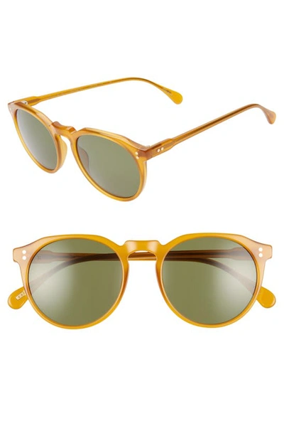 Shop Raen Remmy 52mm Sunglasses In Honey/ Bottle Green