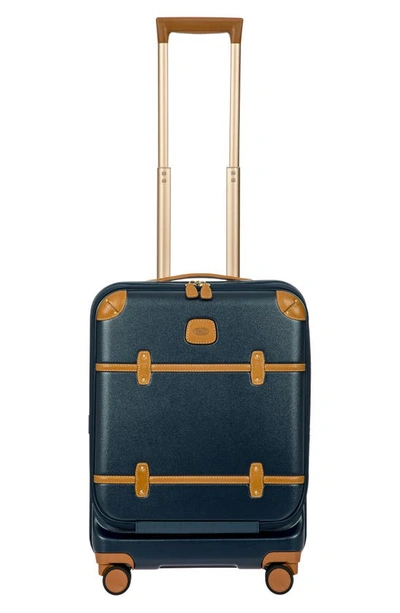 Shop Bric's Bellagio 2.0 Pocket 21-inch Wheeled Carry-on In Blue