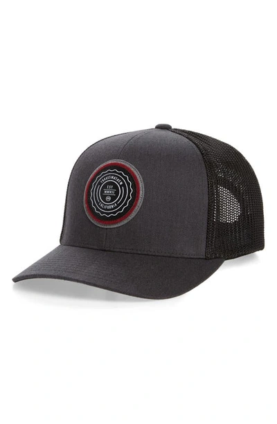 Shop Travismathew The Patch Trucker Hat In Heather Grey