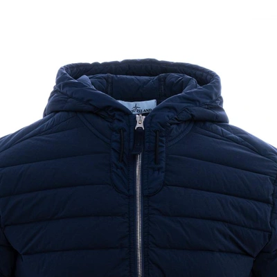 Shop Stone Island Coats In Blue