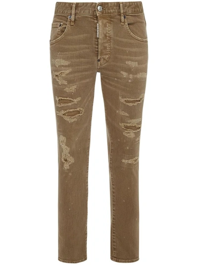 Shop Dsquared2 Jeans Beige