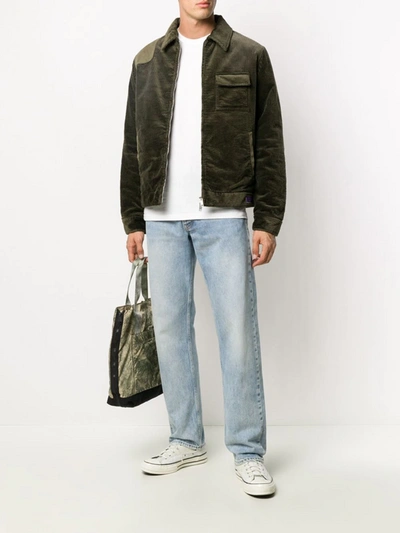 Shop Golden Goose Quilted Lining Corduroy Jacket In Black